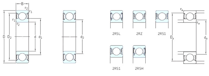 Rolamentos W638/2.5-2Z SKF