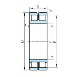 Rolamento NNCL4980V PSL