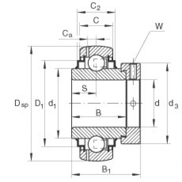 Rolamentos GNE90-KRR-B INA #1 image