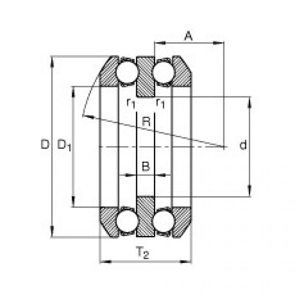 FAG Rolamento axial de esferas - 54311 + U311 #2 image