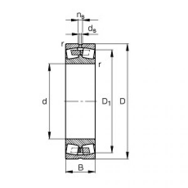 FAG Rolamento autocompensador de rolos - 248/1320-B-MB #1 image