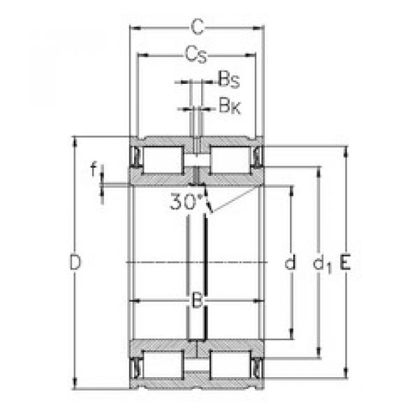 Rolamento NNF260-2LS-V NKE #1 image