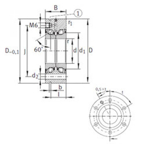 Rolando ZKLF2575-2RS-PE INA #1 image