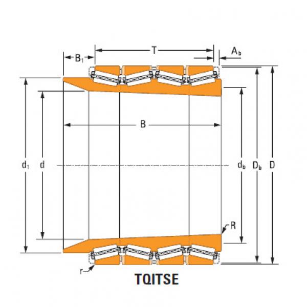 Bearing lm285546Td lm285510d double cup #1 image